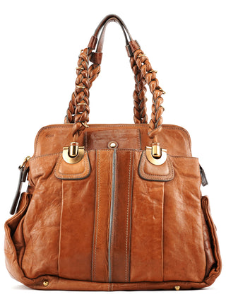 Brown Leather Heloise Tote Bag