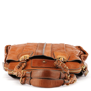 Brown Leather Heloise Tote Bag