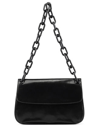 1996 Black Madras Swing Shoulder Bag