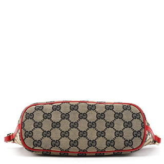 039 1103 Beige Red GG Boat Pochette