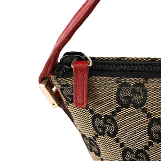 039 1103 Beige Red GG Boat Pochette