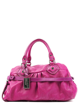 Pink Leather Classic Q 2-Way Bag