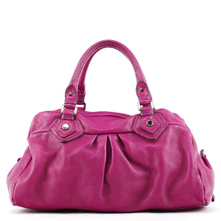 Pink Leather Classic Q 2-Way Bag