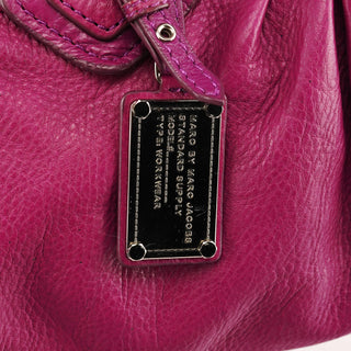 Pink Leather Classic Q 2-Way Bag