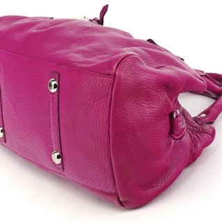 Pink Leather Classic Q 2-Way Bag
