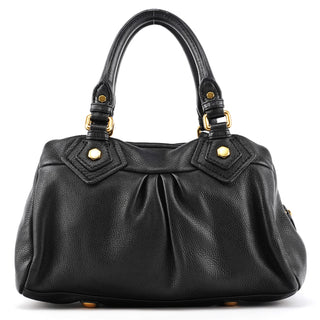 Black Leather Classic Q Baby Groovee 2-Way Bag
