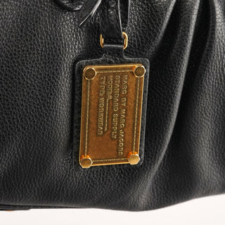 Black Leather Classic Q Baby Groovee 2-Way Bag