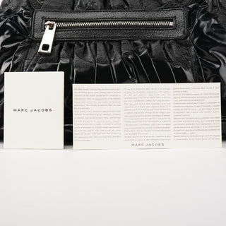Black Patent Leather Stam 2-Way Bag