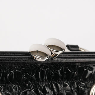 Black Patent Leather Stam 2-Way Bag