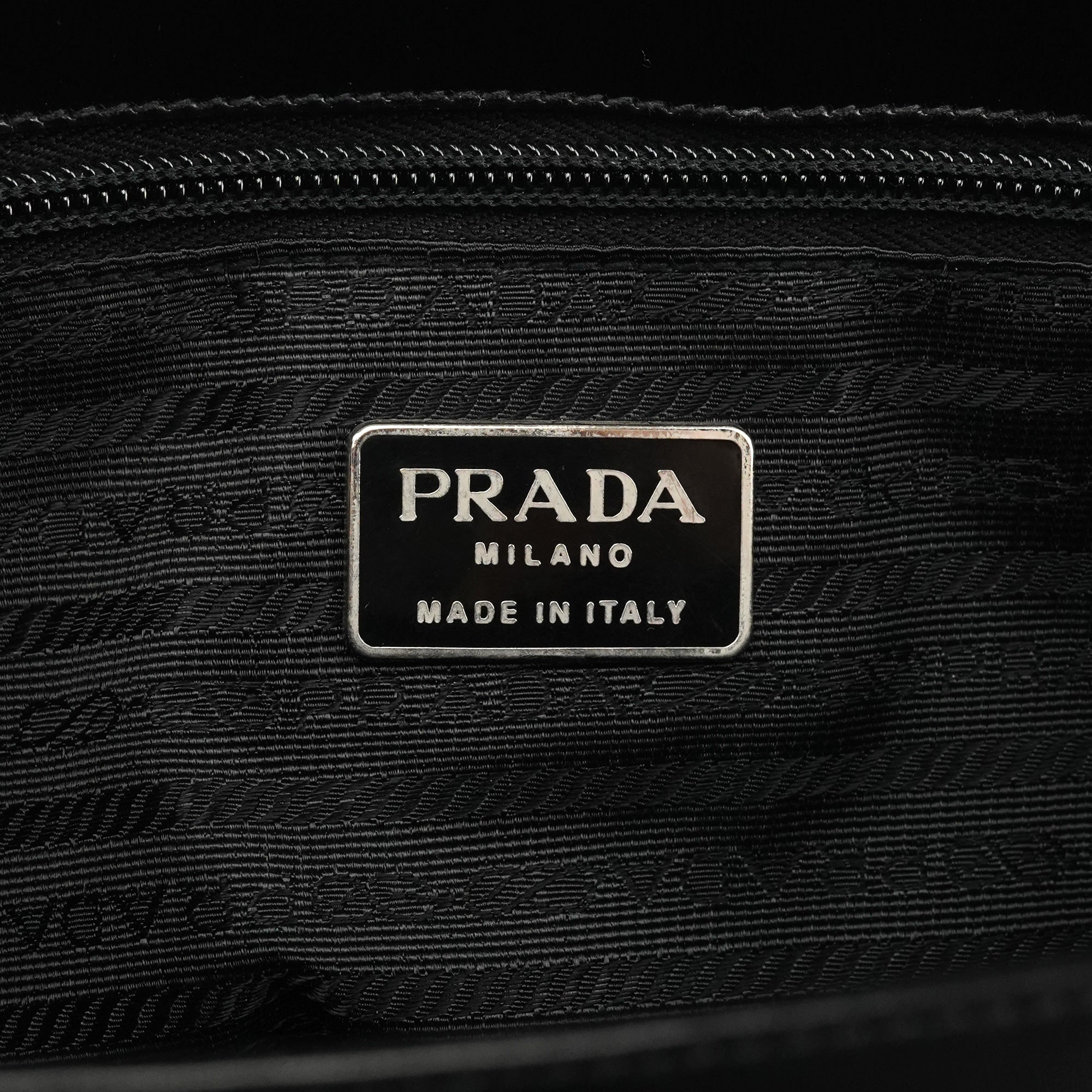 1995 Black Spazzolato Sport Tote Bag