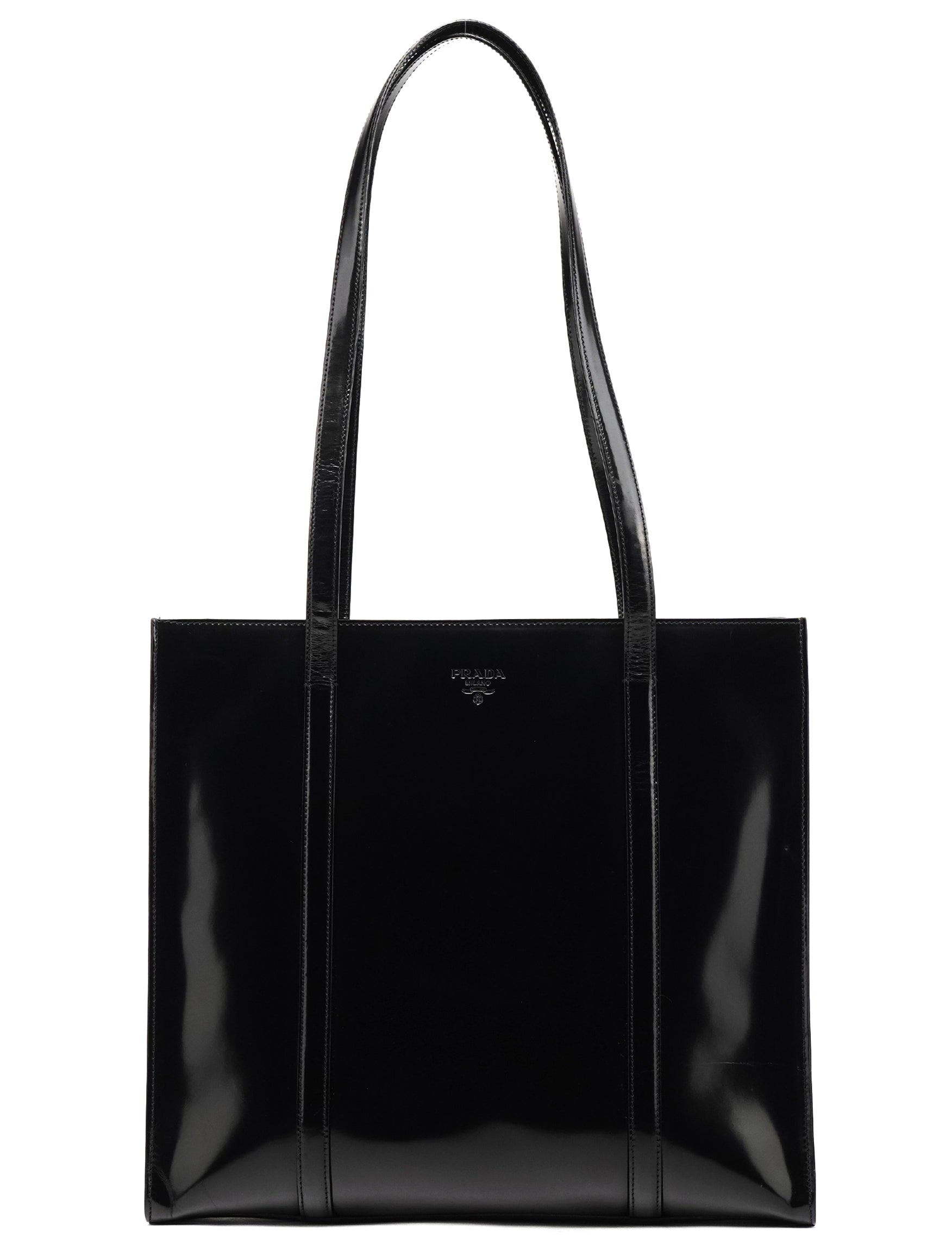 1995 Black Spazzolato Sport Tote Bag