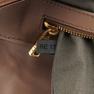 Greige Leather Thompson Top Handle Bag