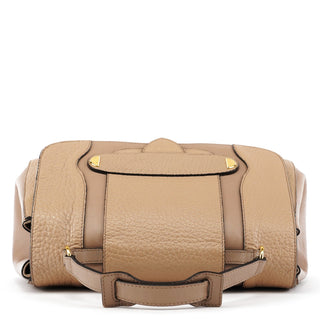 Greige Leather Thompson Top Handle Bag
