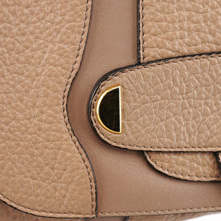 Greige Leather Thompson Top Handle Bag
