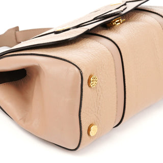 Greige Leather Thompson Top Handle Bag