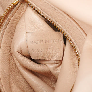 Orange Leather Madeleine Boston Bag