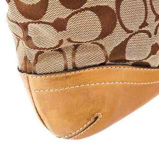 F03574 Beige Tan Signature Soho 2-Way Bag
