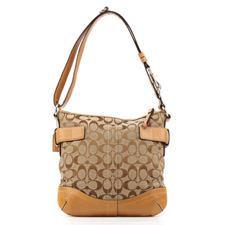 F03574 Beige Tan Signature Soho 2-Way Bag