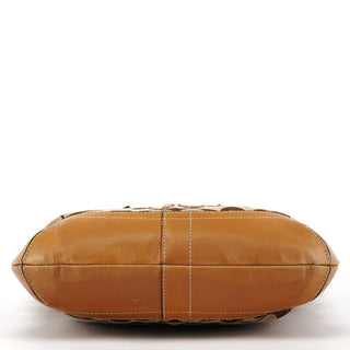 F03574 Beige Tan Signature Soho 2-Way Bag