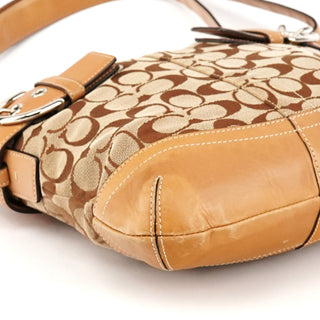 F03574 Beige Tan Signature Soho 2-Way Bag