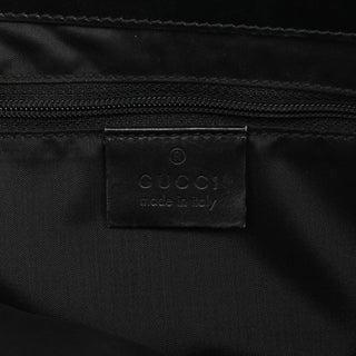 001 3269 Black Leather Shoulder Bag
