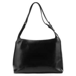001 3269 Black Leather Shoulder Bag