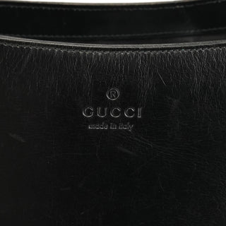 001 3269 Black Leather Shoulder Bag