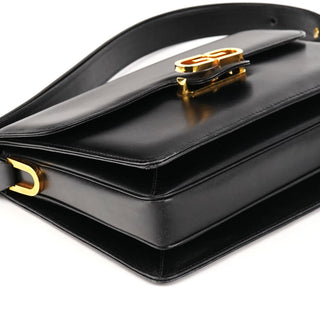 Black Leather Shoulder Bag