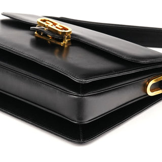 Black Leather Shoulder Bag