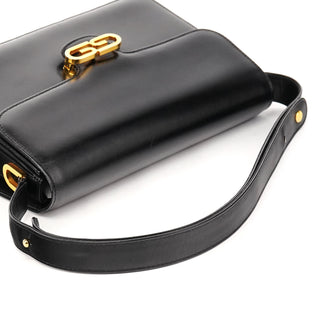 Black Leather Shoulder Bag
