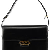 Black Leather Shoulder Bag