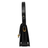 Black Leather Shoulder Bag