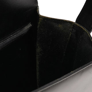 Black Leather Shoulder Bag