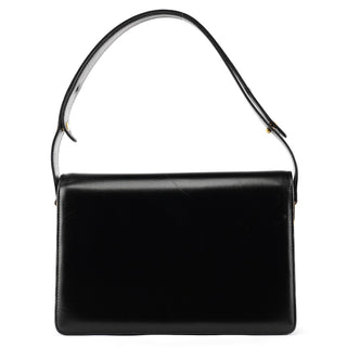 Black Leather Shoulder Bag