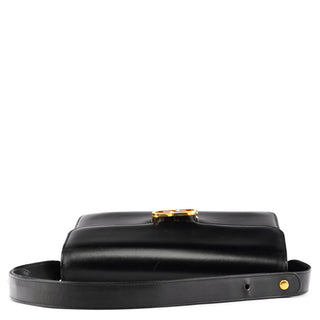 Black Leather Shoulder Bag