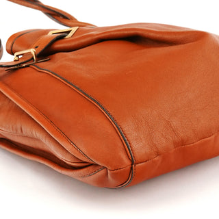 Light Brown Leather Helene Crossbody Bag