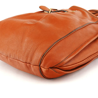 Light Brown Leather Helene Crossbody Bag