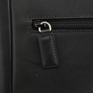 Fall 1999 Black Leather Buckle Shoulder Bag