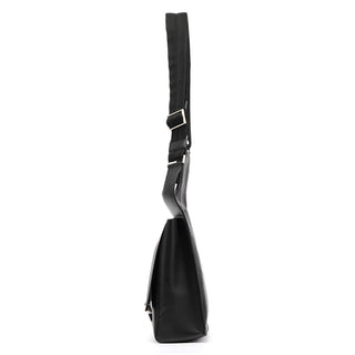 Fall 1999 Black Leather Buckle Shoulder Bag