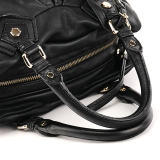 Black Leather Classic Q Baby Groovee 2-Way Bag