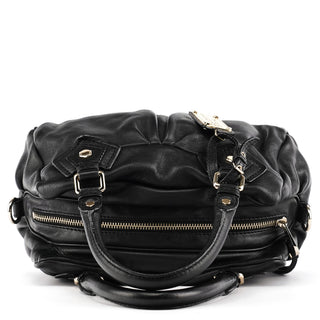 Black Leather Classic Q Baby Groovee 2-Way Bag