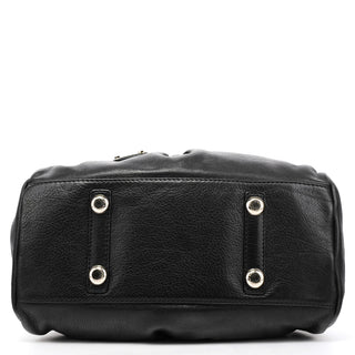 Black Leather Classic Q Baby Groovee 2-Way Bag