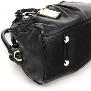 Black Leather Classic Q Baby Groovee 2-Way Bag