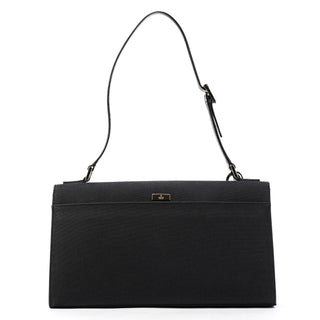 001 4239 Anthracite Canvas Lady Lock Shoulder Bag