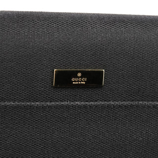 001 4239 Anthracite Canvas Lady Lock Shoulder Bag