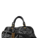 Black Leather Classic Q Baby Groovee 2-Way Bag