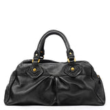 Black Leather Classic Q Baby Groovee 2-Way Bag