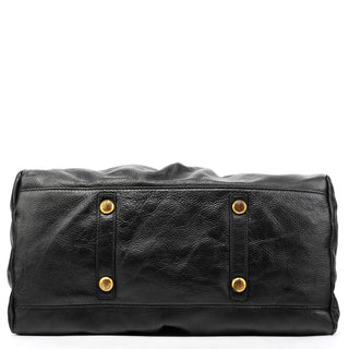 Black Leather Classic Q Baby Groovee 2-Way Bag
