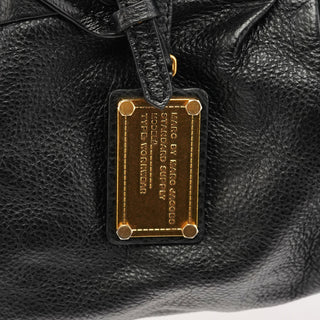 Black Leather Classic Q Baby Groovee 2-Way Bag