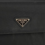 Black Tessuto Metallo Top Handle Bag